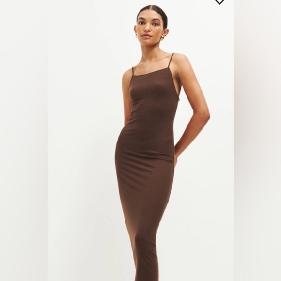 Reformation Knit Laney Dress Cafe - Picture 2 of 6